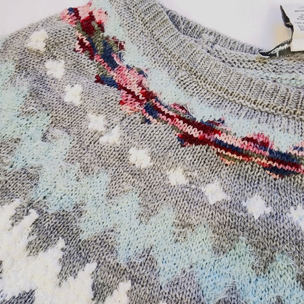 NWT American Rag Cie Sweater Medium Heather Grey - Picture 7 of 7